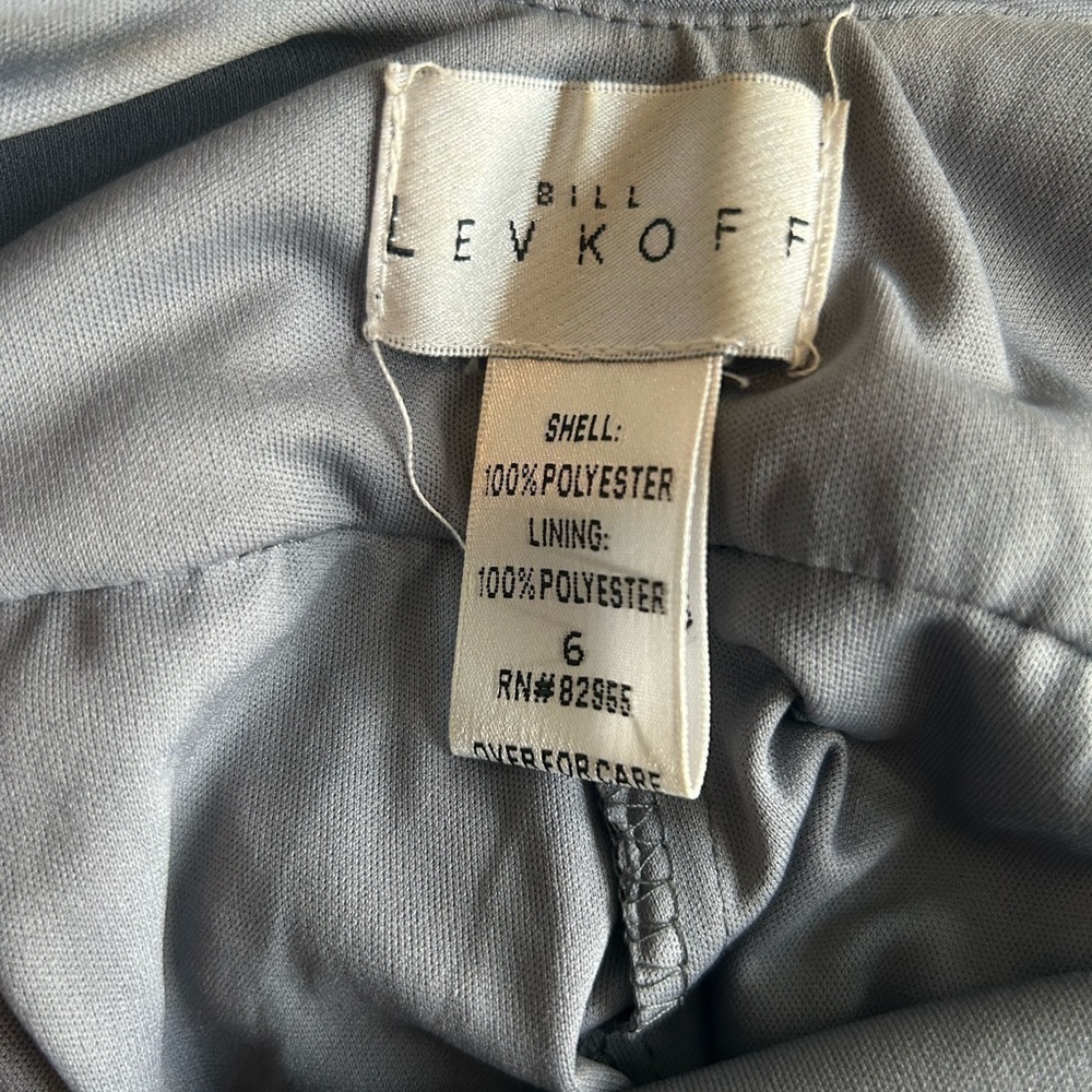 - BILL Levkoff Sequined Gown Dress Size 6 - Picture 8 of 8